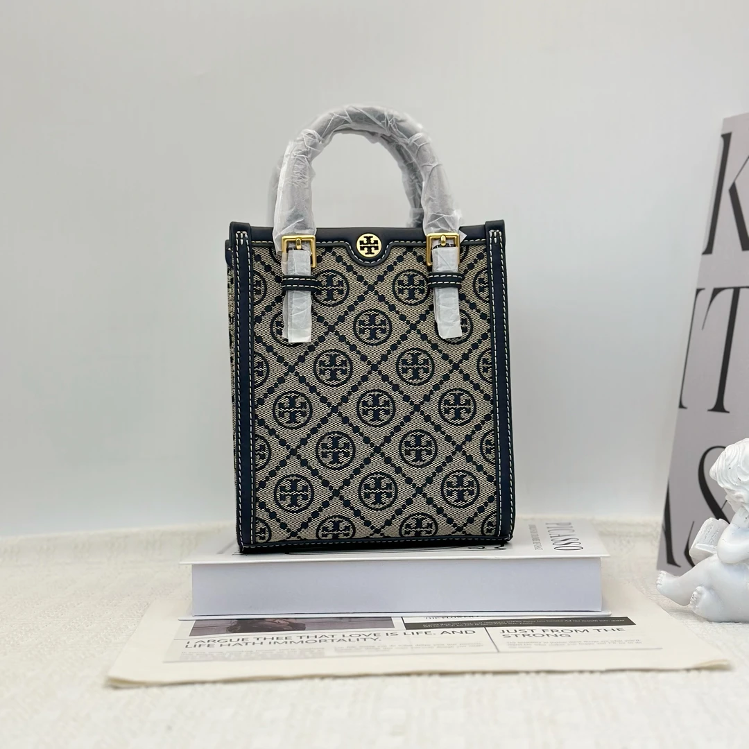 全新未使用 TORY BURCH/汤丽柏琦 琴谱蓝色女士单肩包041