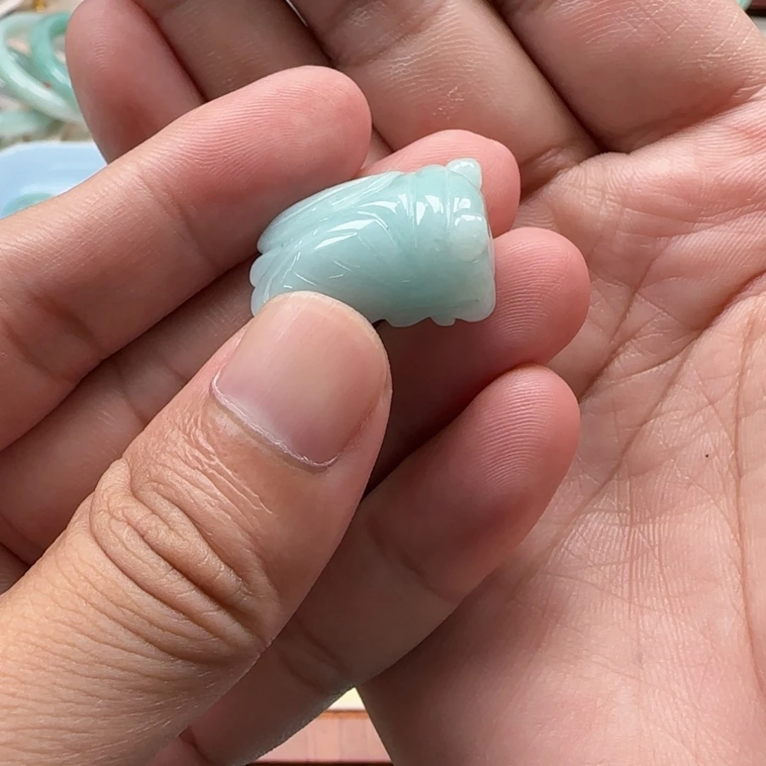 翡翠未镶嵌颈饰天然A货缅甸翡翠