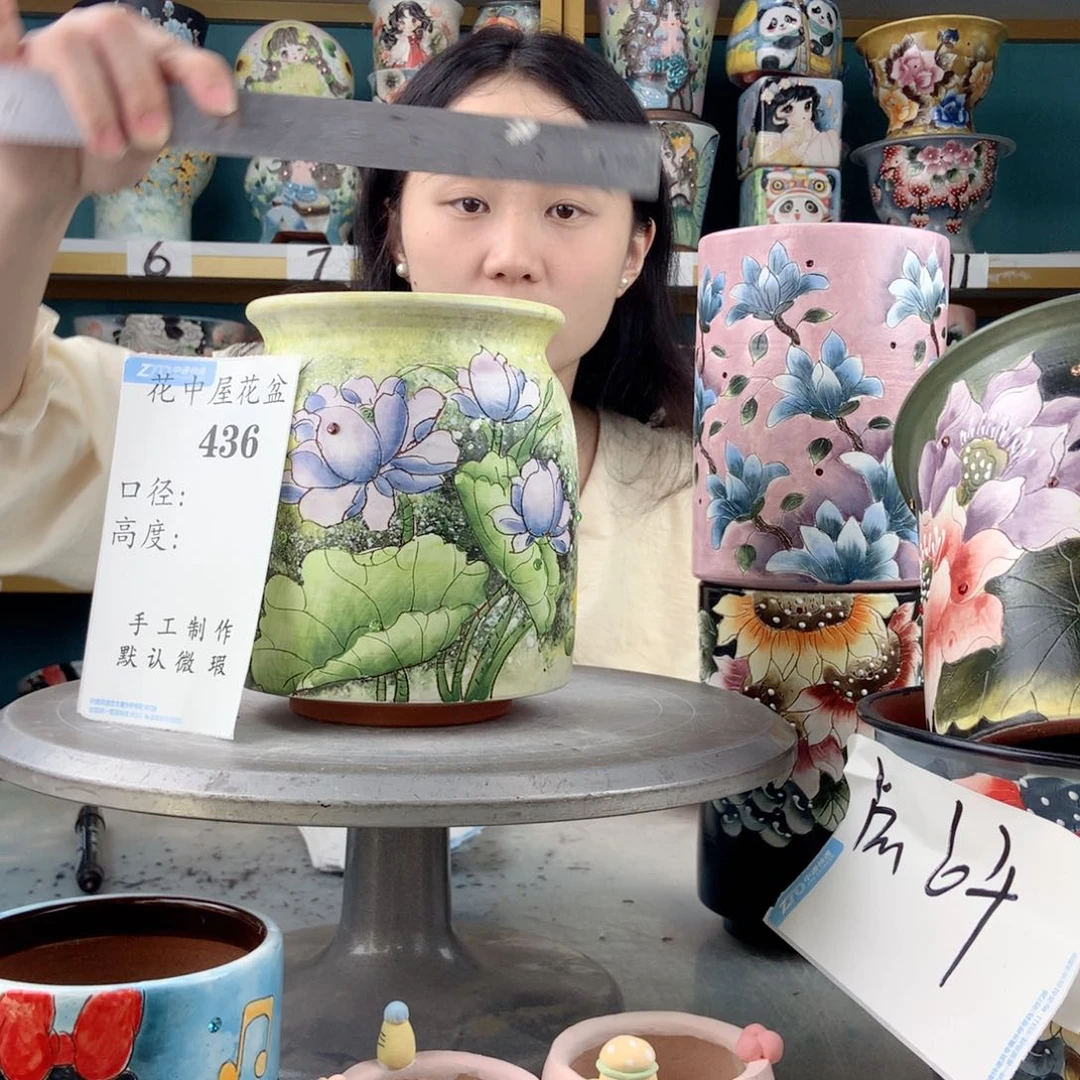 罐景德镇手工瑕疵436