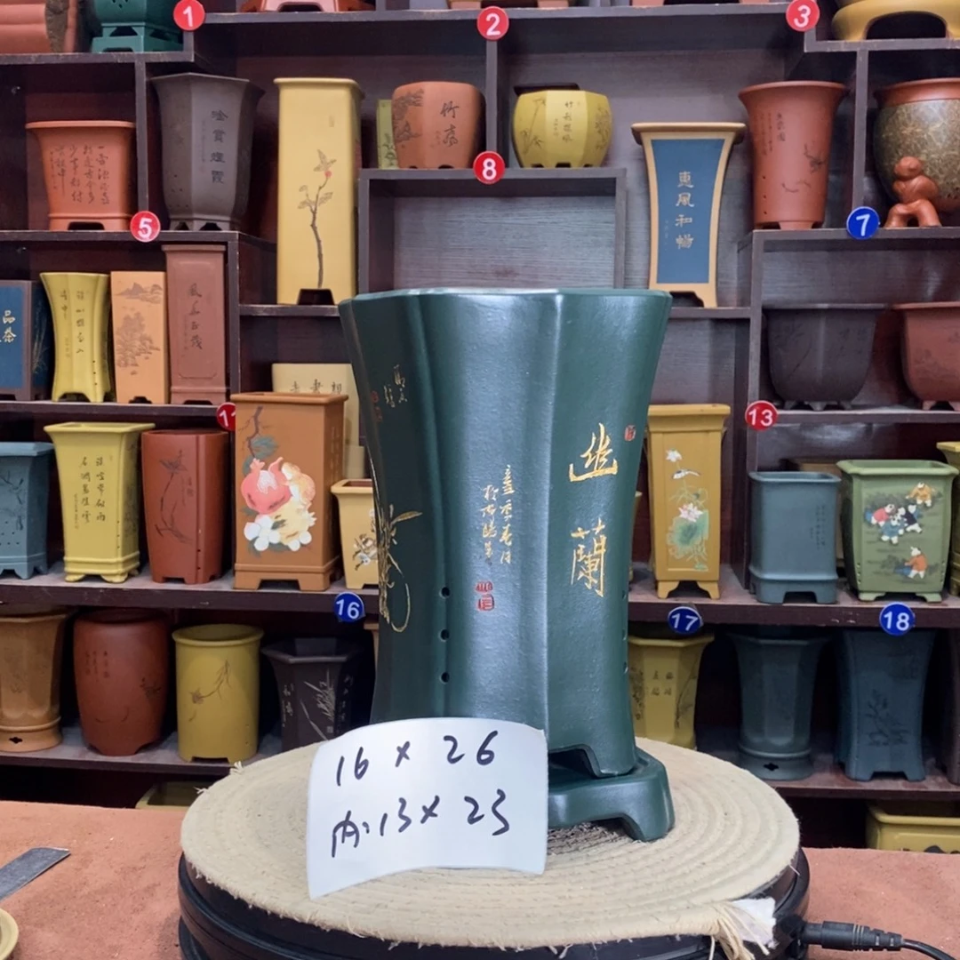 紫砂艺术紫砂花盆