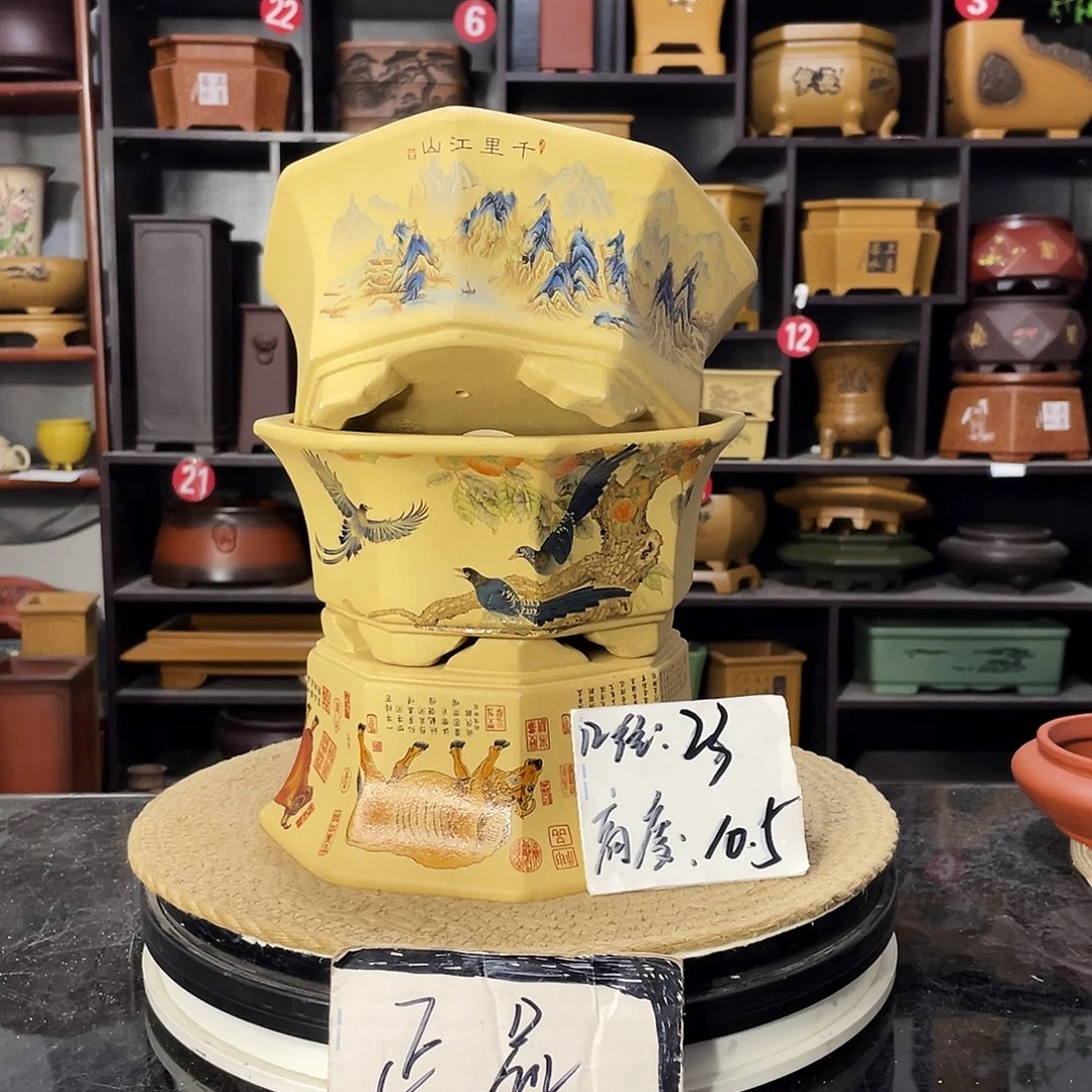 D-盆尚好紫砂花盆