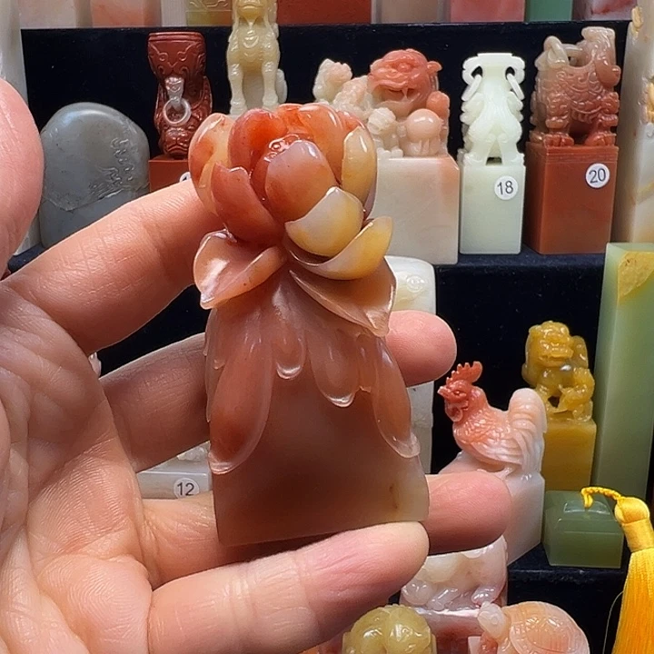 寿山石印石寿山石手工雕刻