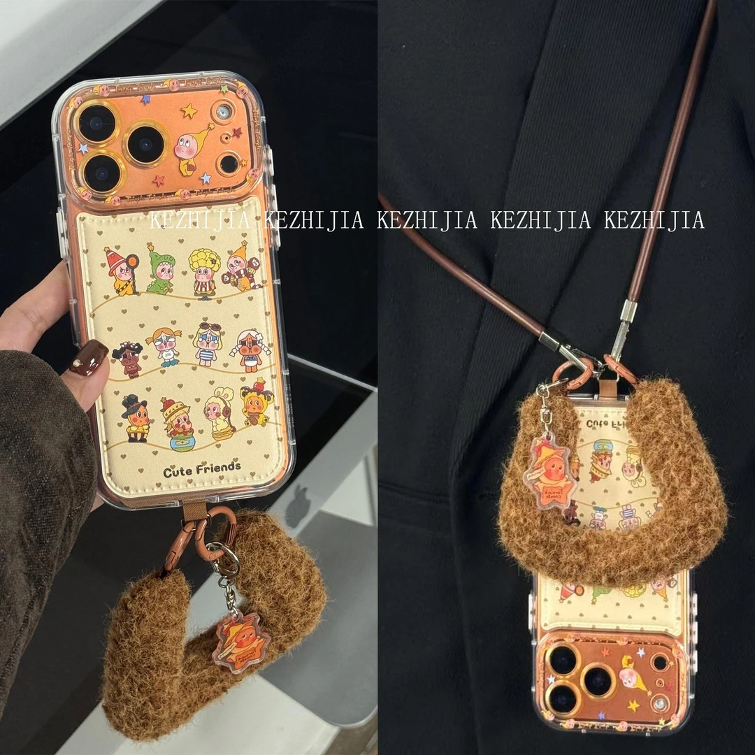 【壳之】个性星星人哭娃合集透明气囊适用苹果17/16/15/14手机壳女