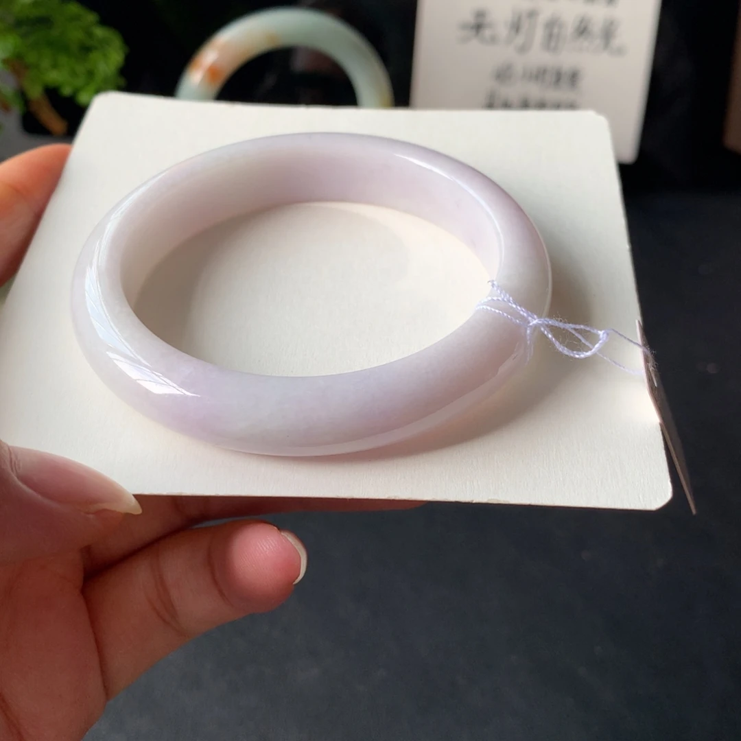 翡翠未镶嵌手镯6号55.7-11.4-8.2