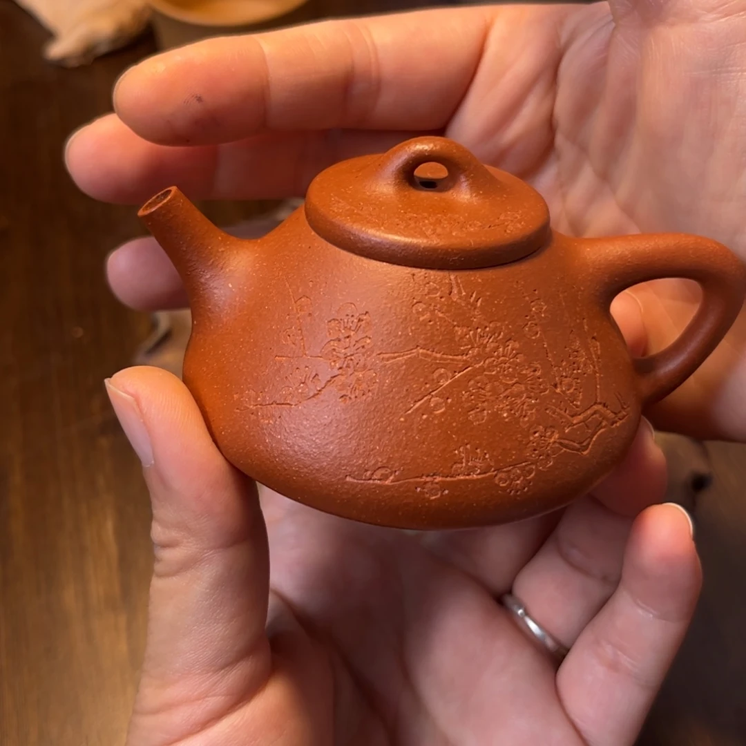 茶壶紫砂S****y宜兴紫砂壶半手工制作微瑕