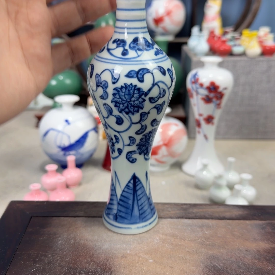 陶瓷手工小花器摆件