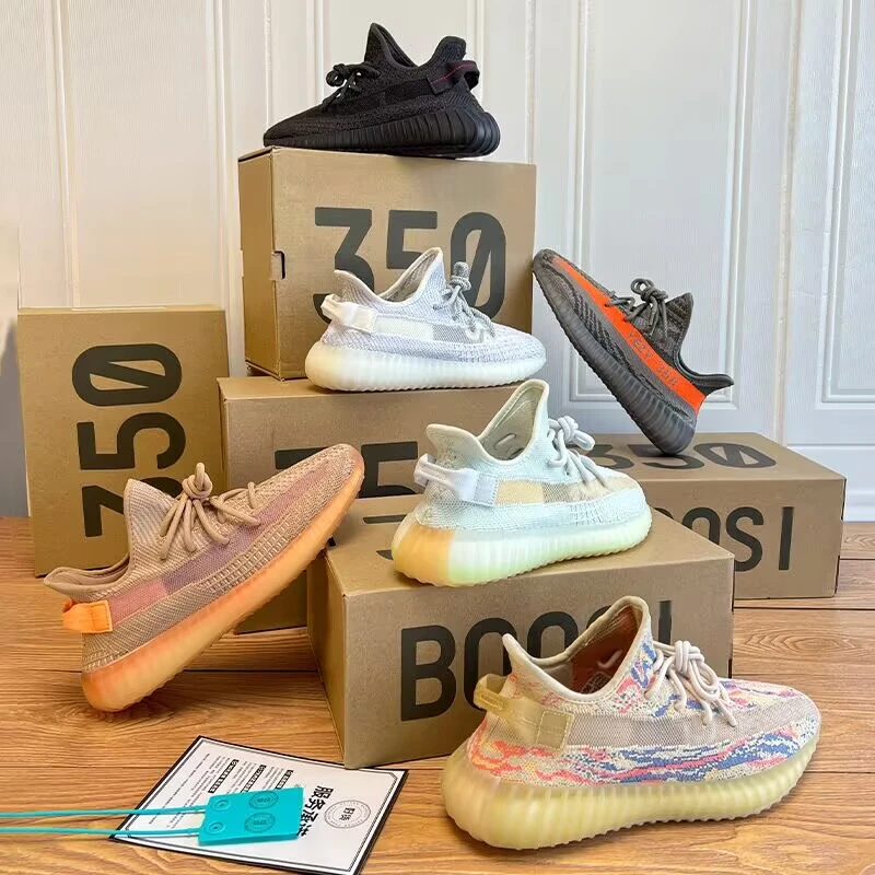 YEZI YEEZY椰子350官方正品2025夏季新款透气跑步运动鞋子男鞋
