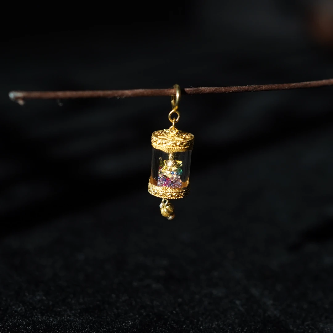 【药师】*吊坠*18k金镶嵌