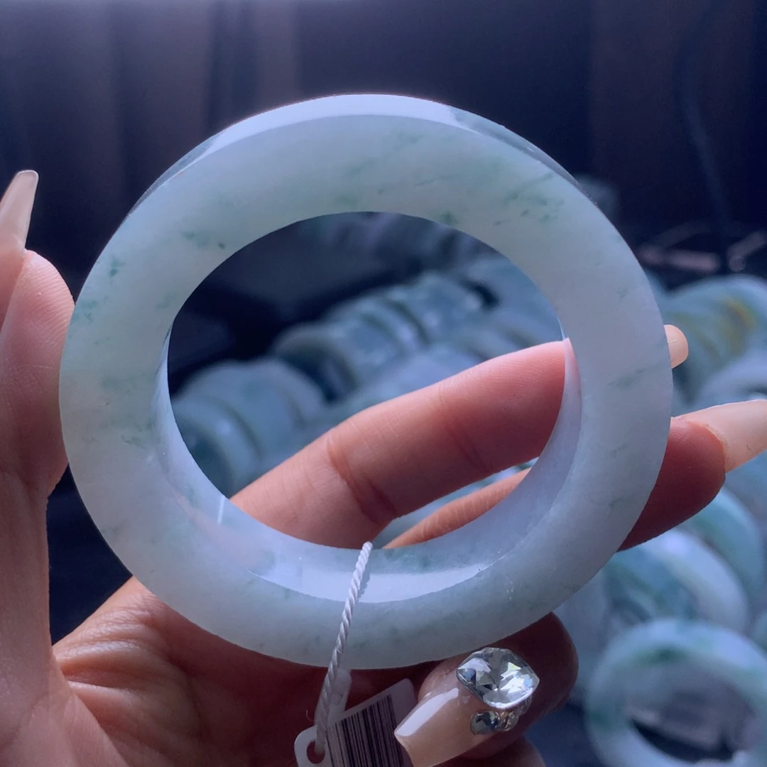 定制翡翠未镶嵌50-55碎花