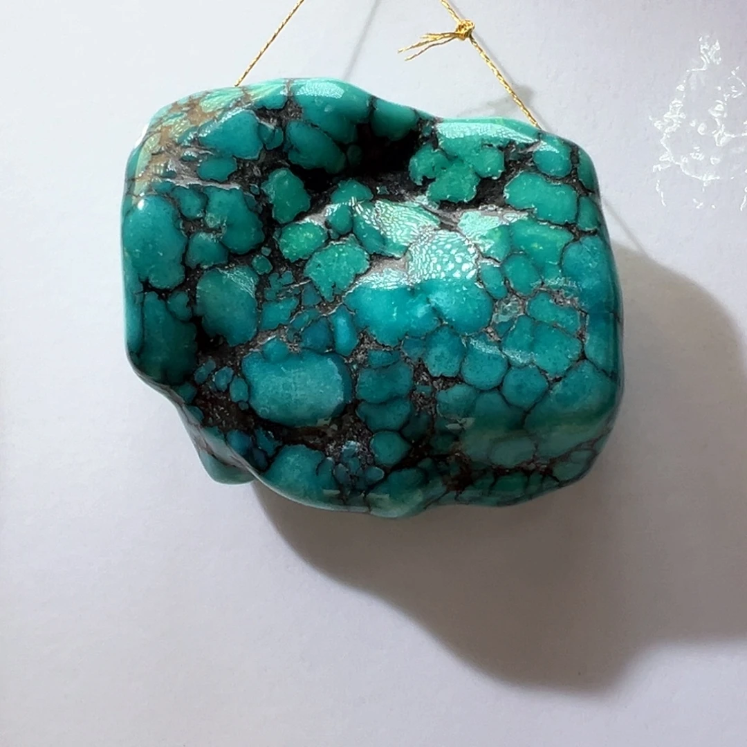 绿松石未镶嵌挂件