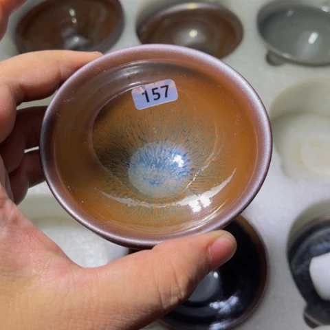 茶盏原矿原釉柴烧建盏
