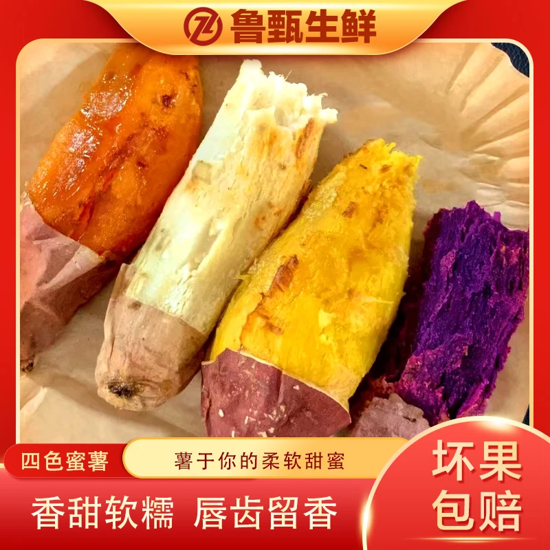四色蜜薯烟薯25号紫薯哈蜜薯榴莲蜜薯