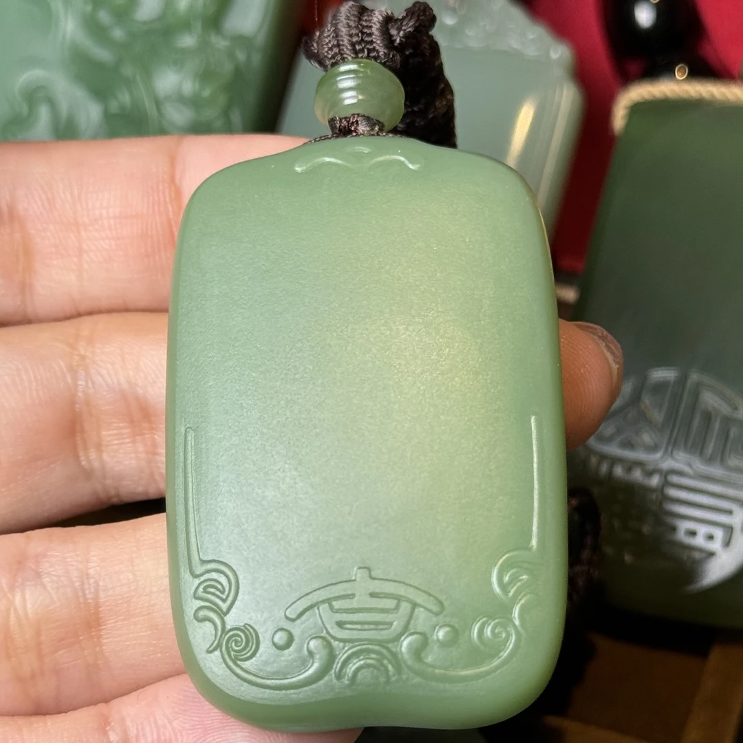 俄罗斯碧玉夹层粉绿