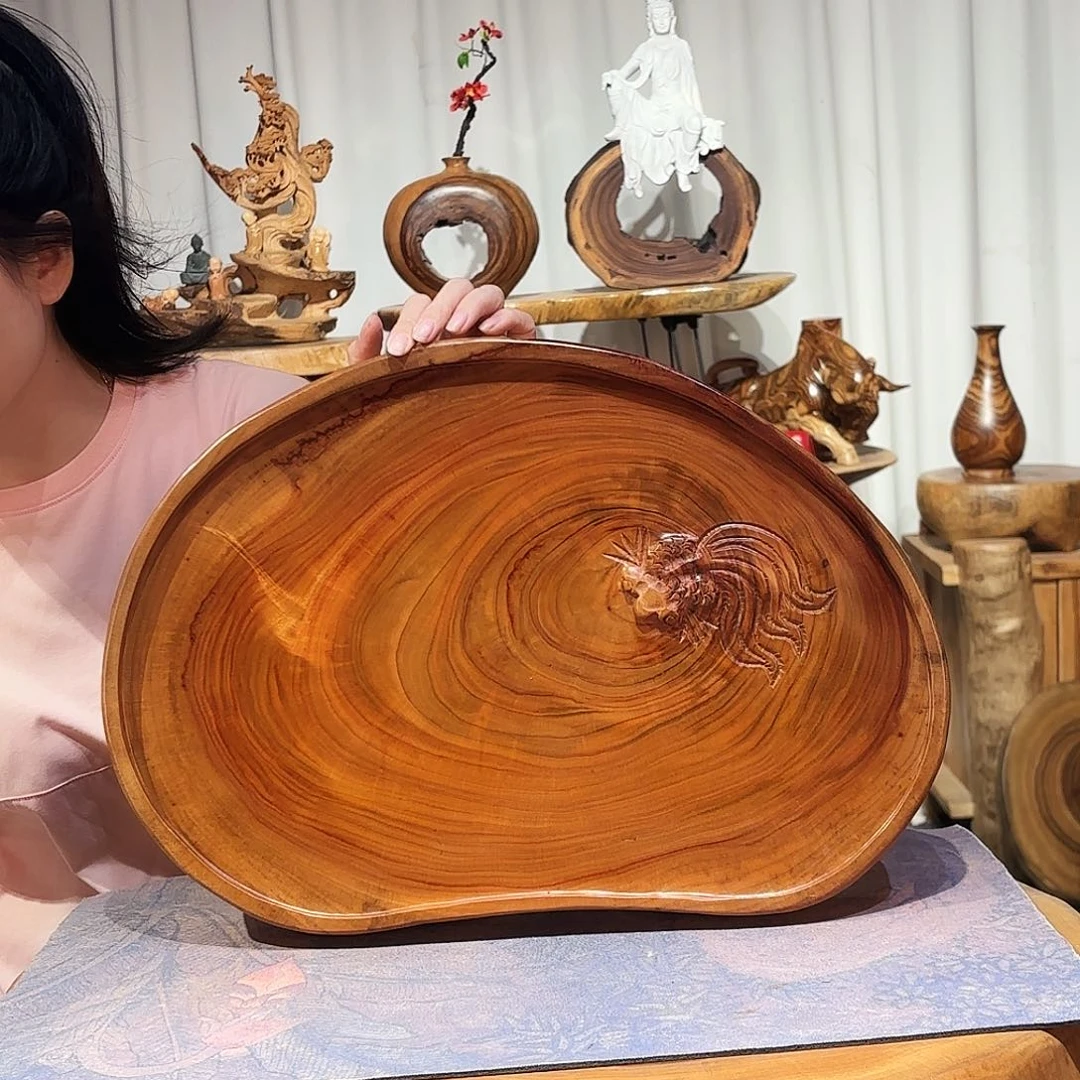 香樟木干泡摆件茶桌工艺品