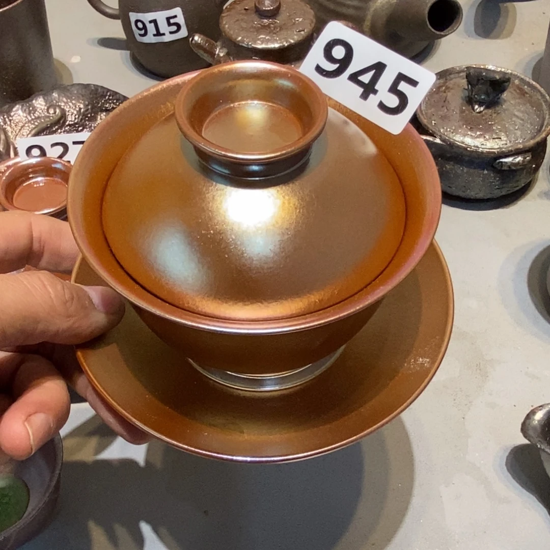 圆***在柴烧茶具陶瓷杯子