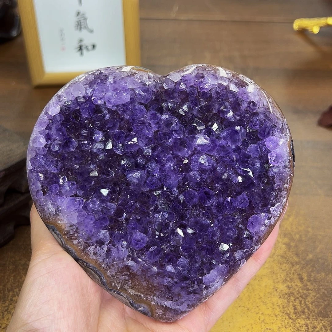 紫晶摆件未镶嵌晶体