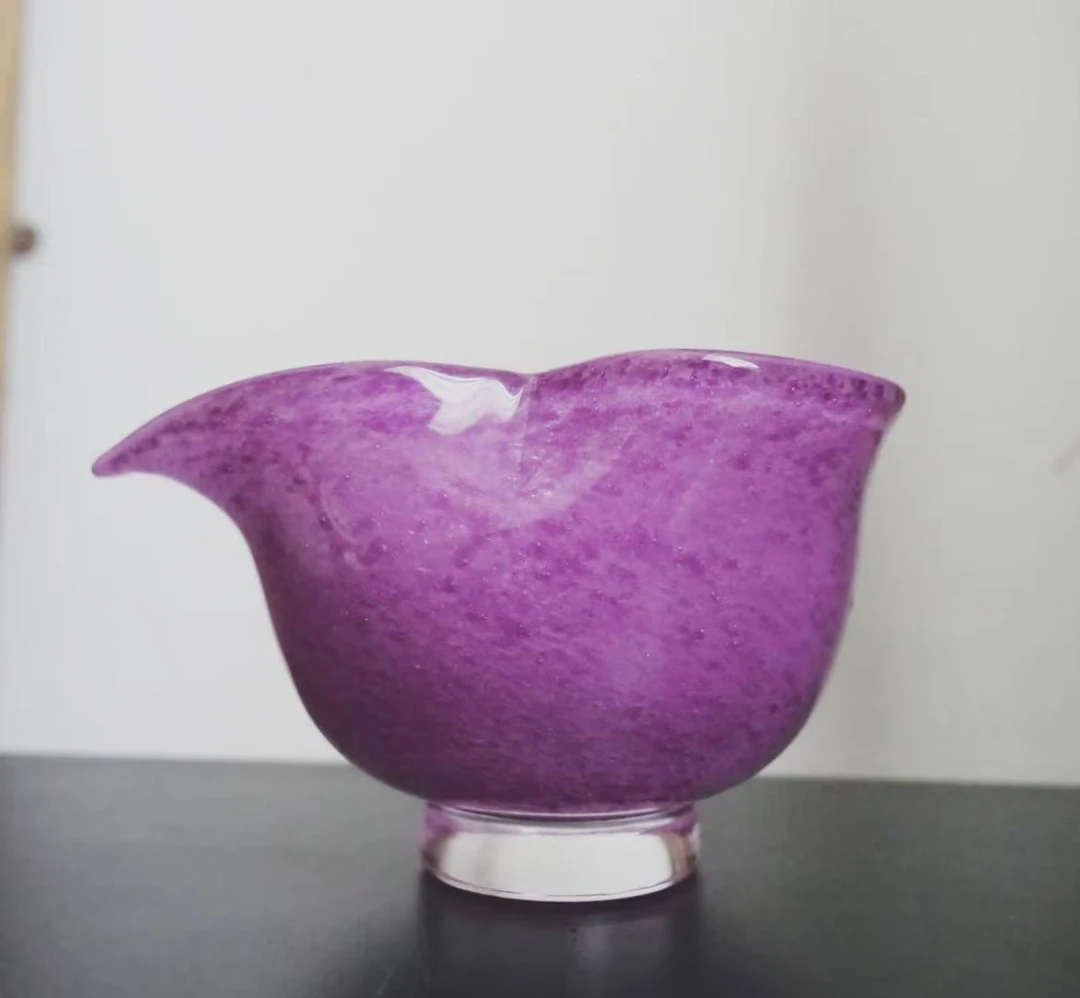 「茶予物」葫芦形紫琉璃公道 琉璃高级质感茶空间茶道器具