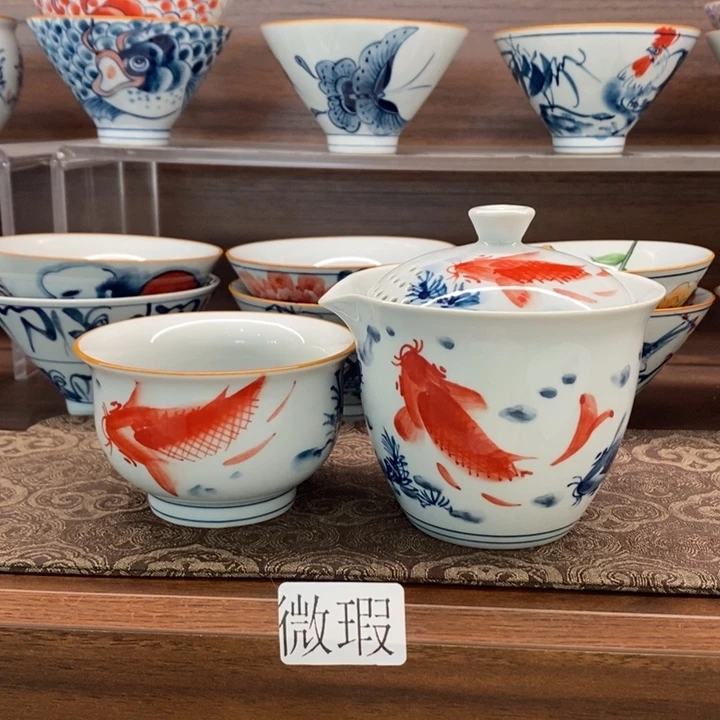 釉下老陶泥手工绘制