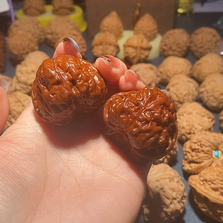 核桃文玩核桃蛤蟆头11号