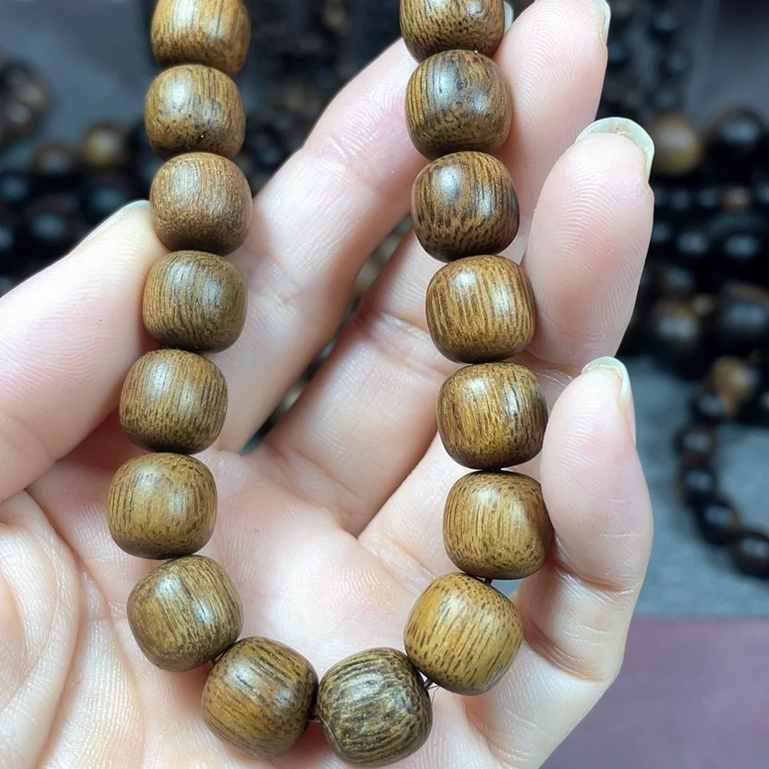 听***风手串沉香富森红土