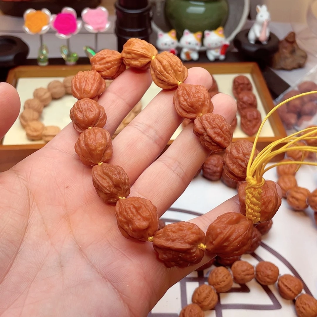 【闪购商品】文玩核桃手串阳***a蛤蟆头