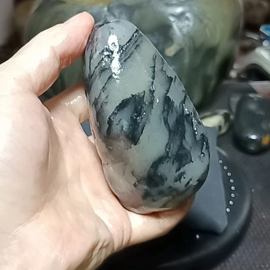新疆金丝玉原石国画