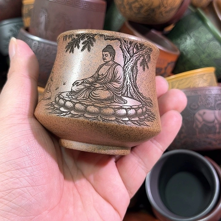 茶杯紫砂全手工紫砂主人杯