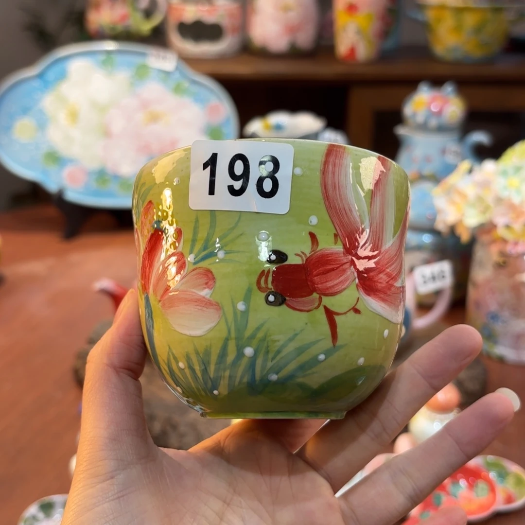 景德镇手绘高温釉下彩陶瓷茶具