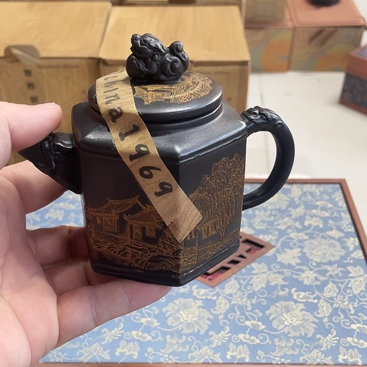 茶壶紫砂紫砂壶大家都知道喜欢紫砂