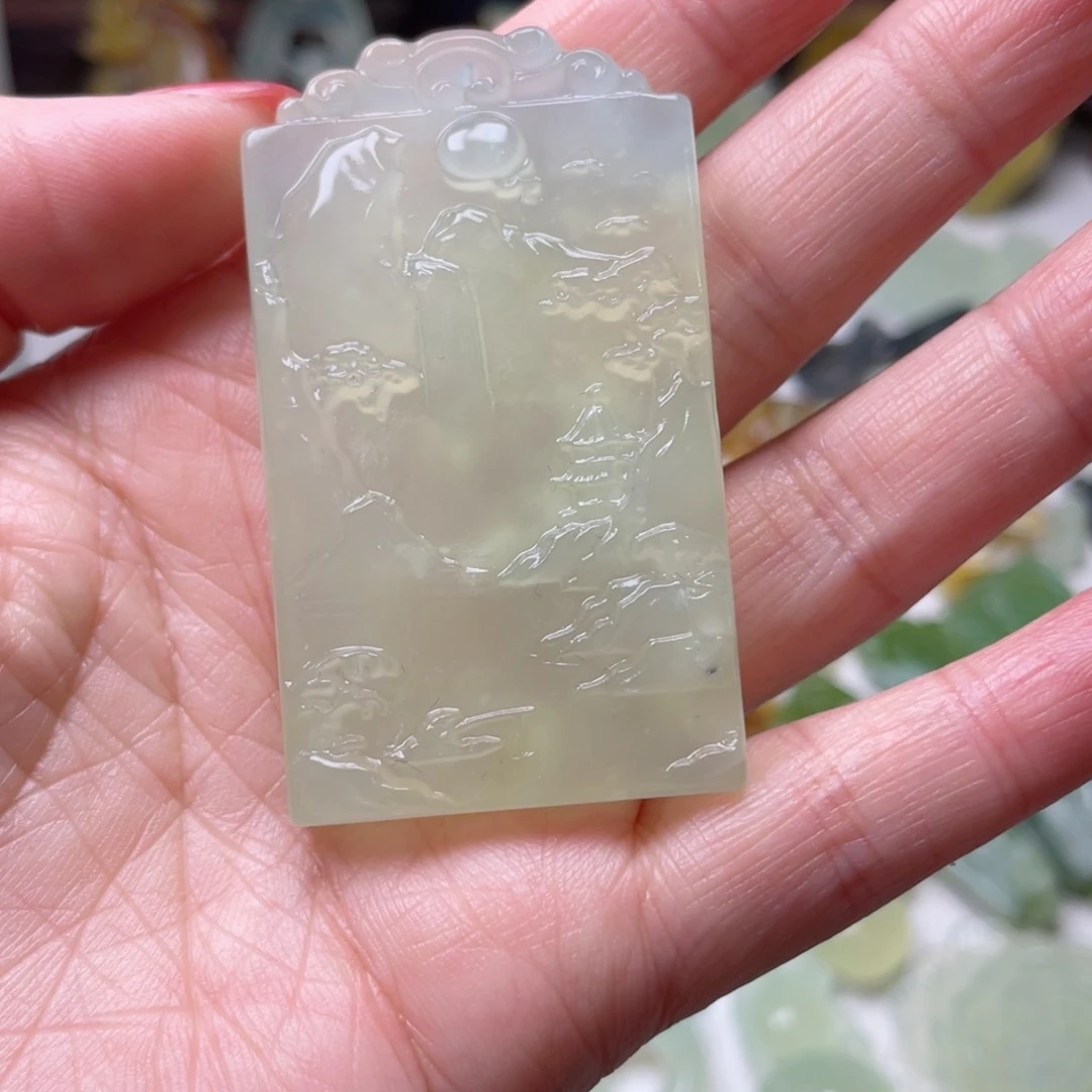 蛇纹石玉颈饰未镶嵌*️****