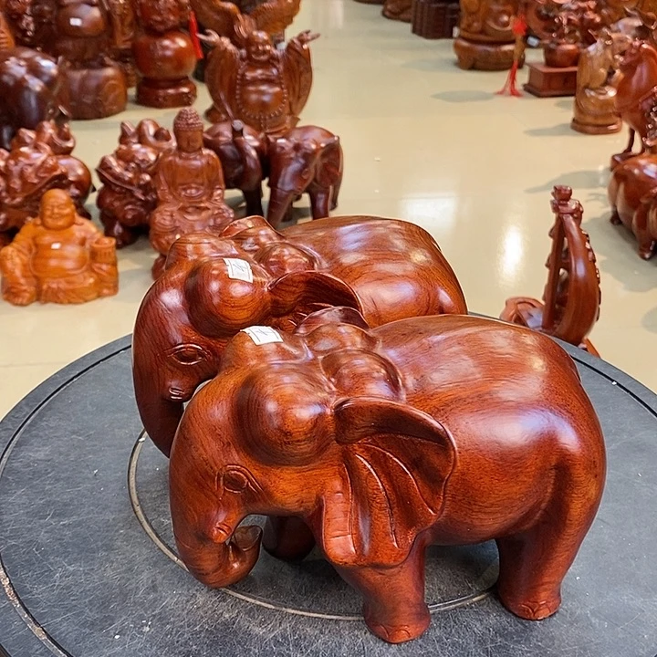 大果紫檀（缅甸花梨）缅甸花梨木大象20