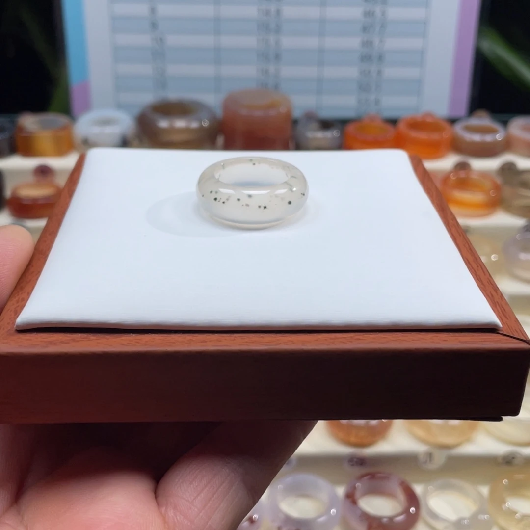 玛瑙/玉髓未镶嵌戒指Z17.2港14