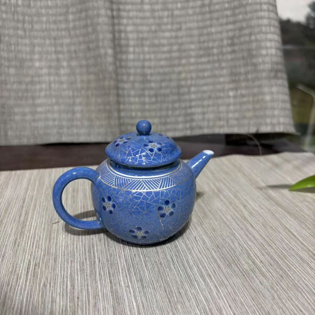 【中国邮政专属链接】蓝色泡茶壶2226