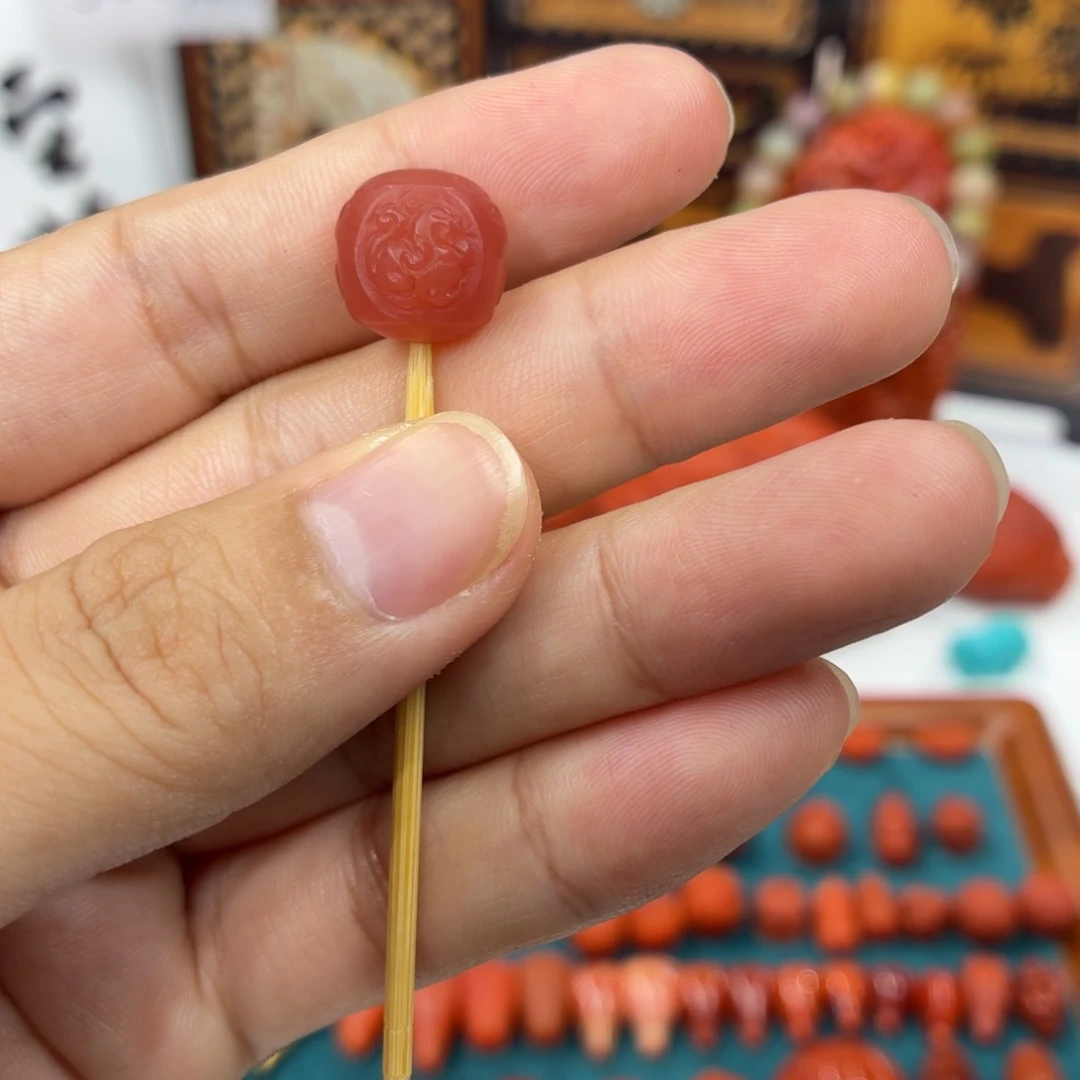 南红玛瑙合金颈饰11.8mm