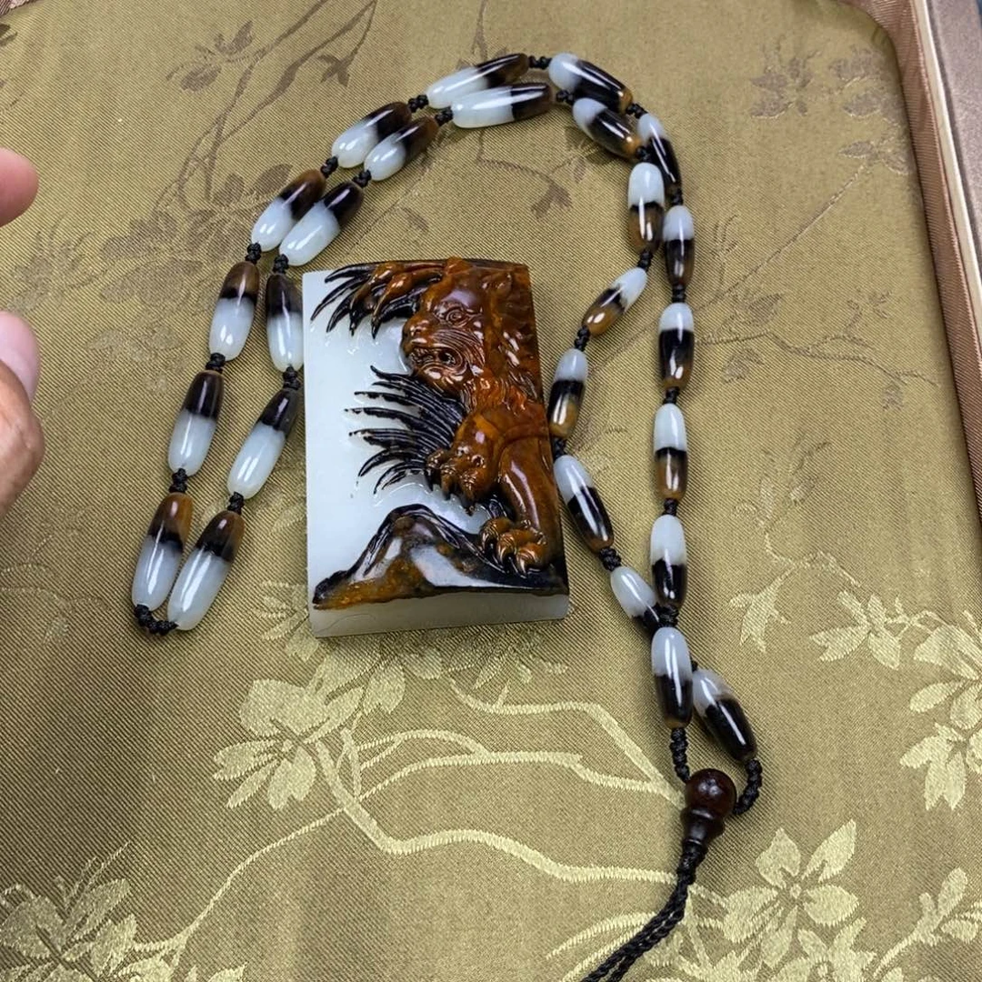 心***来和田玉未镶嵌吊坠(赠链)