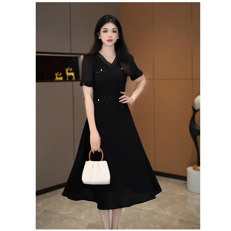 【咔尔丽丝】夏季高端大码显瘦 6629 气质时尚百搭女装连衣裙