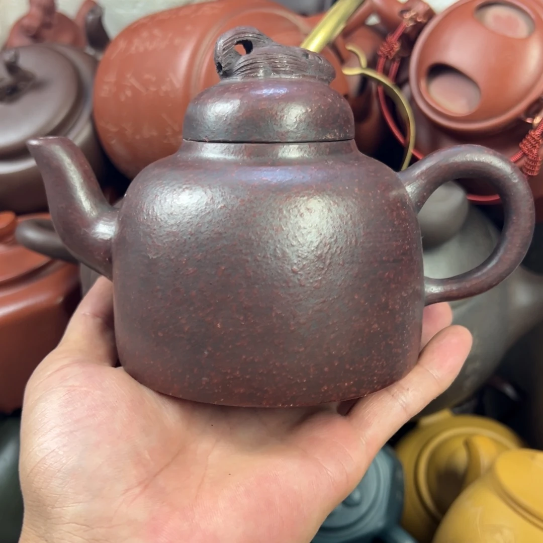 茶壶紫砂宜兴原矿紫砂壶400毫升容量