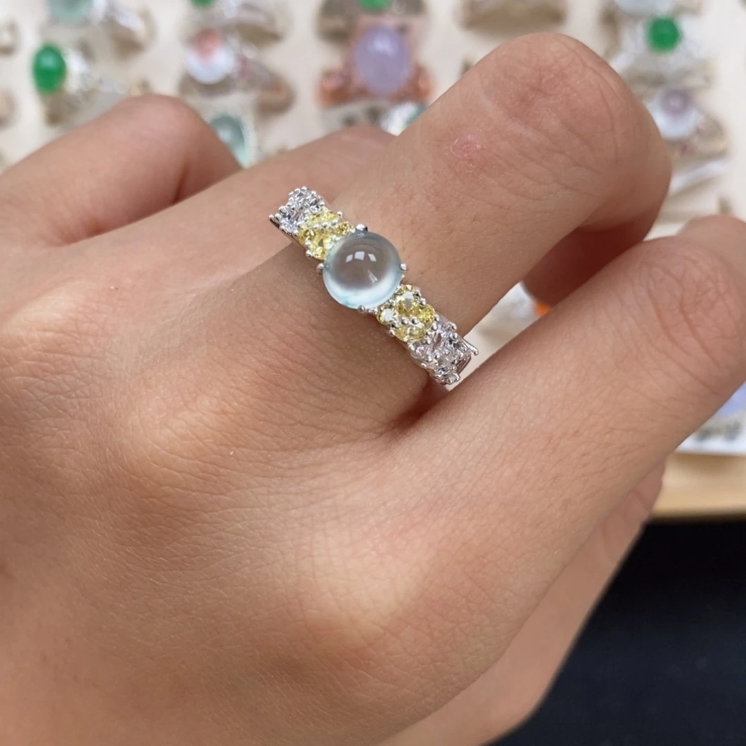 龙***馆翡翠裸石缅甸天然翡翠a货