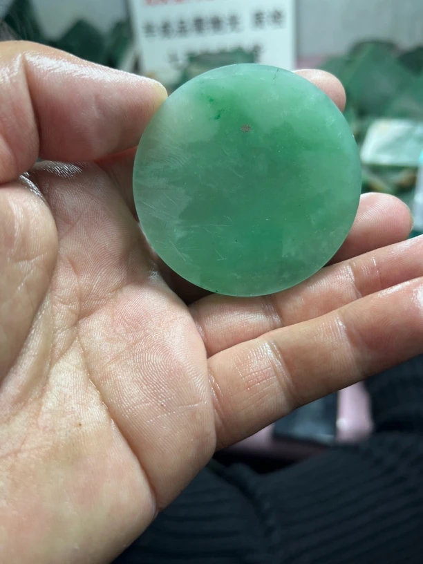 天然非洲翠手镯心加工链接