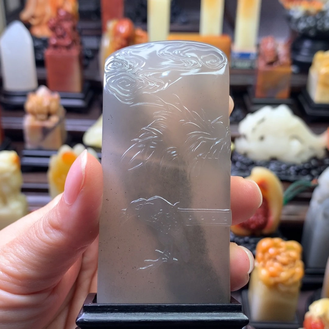 万***红寿山石印石寿山石坑头天然晶