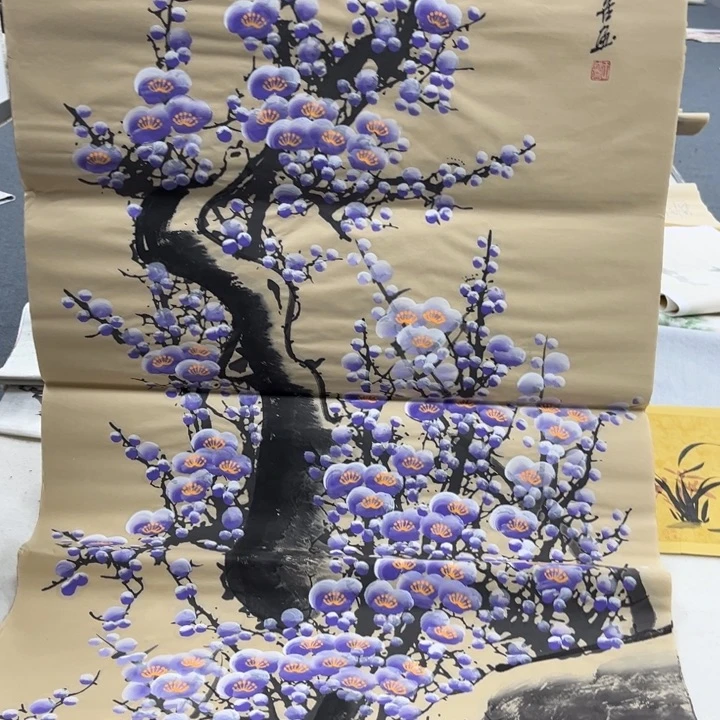 国画绘画手绘作品