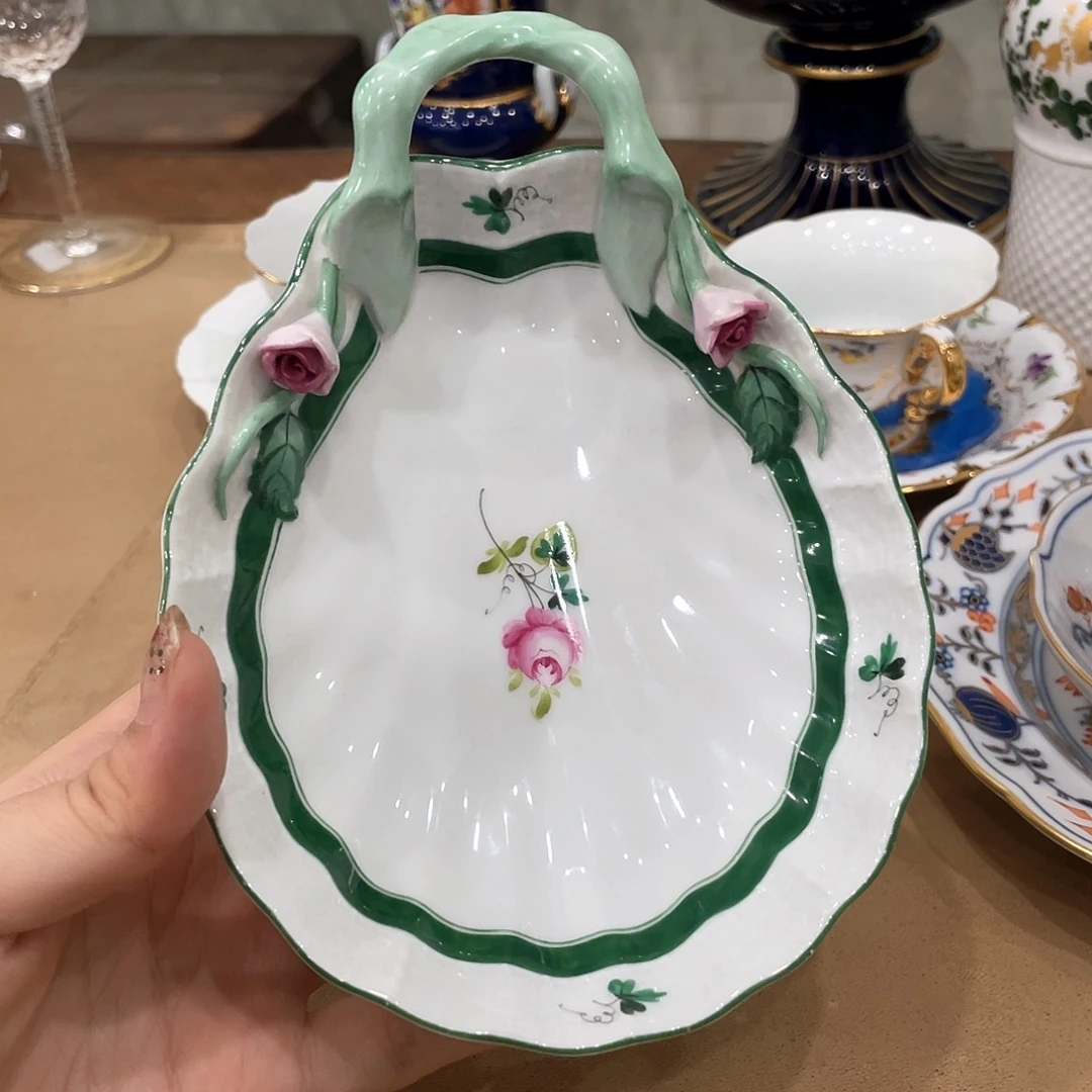 瓷片中古赫伦小碟子