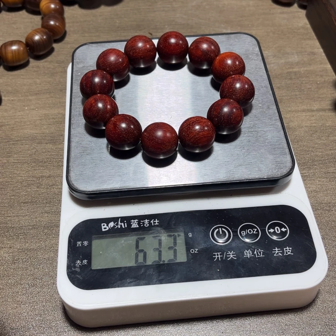 图***马香榧木印度小叶叶檀，檀香紫檀，手串，2.0