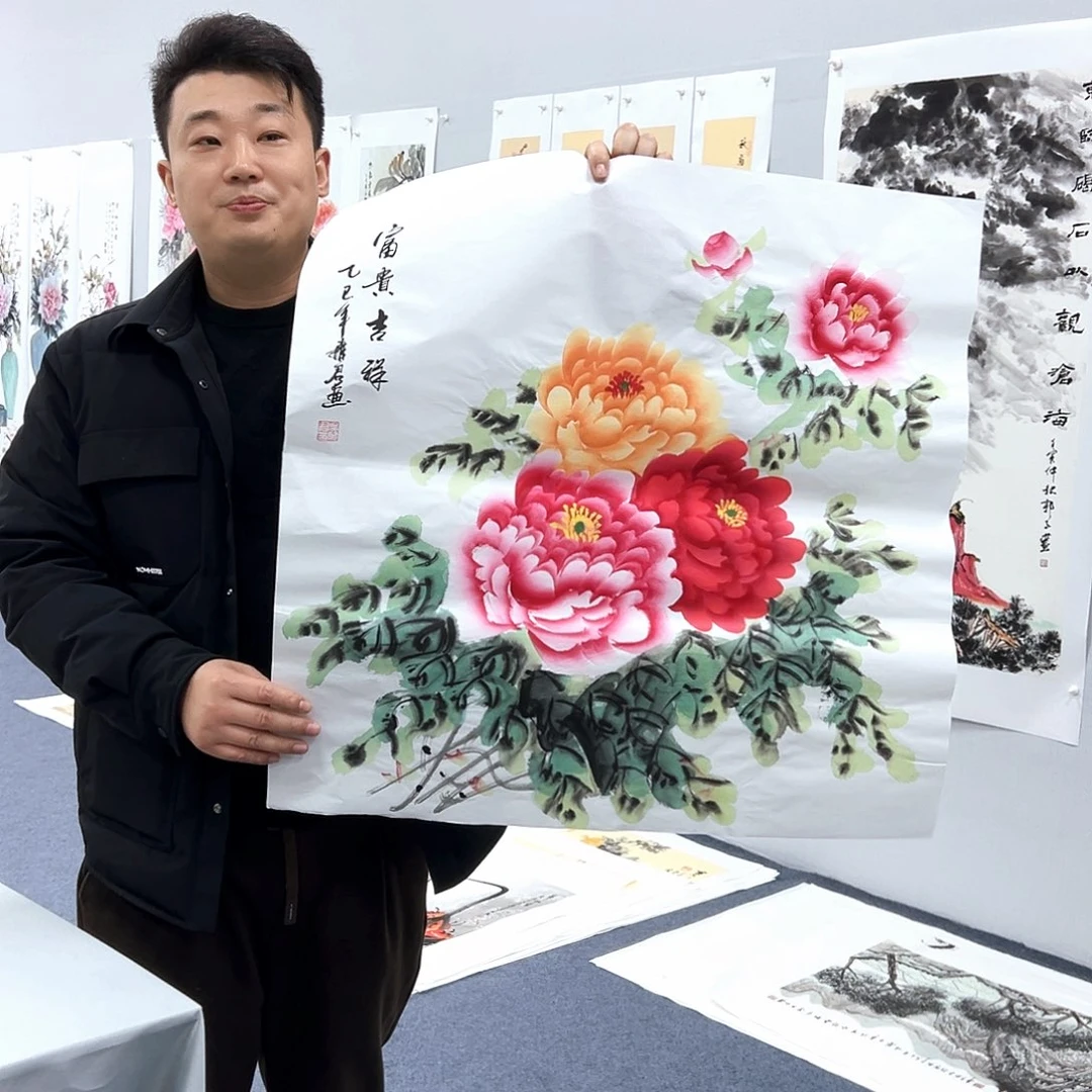 国画国画宣纸纯手绘作品