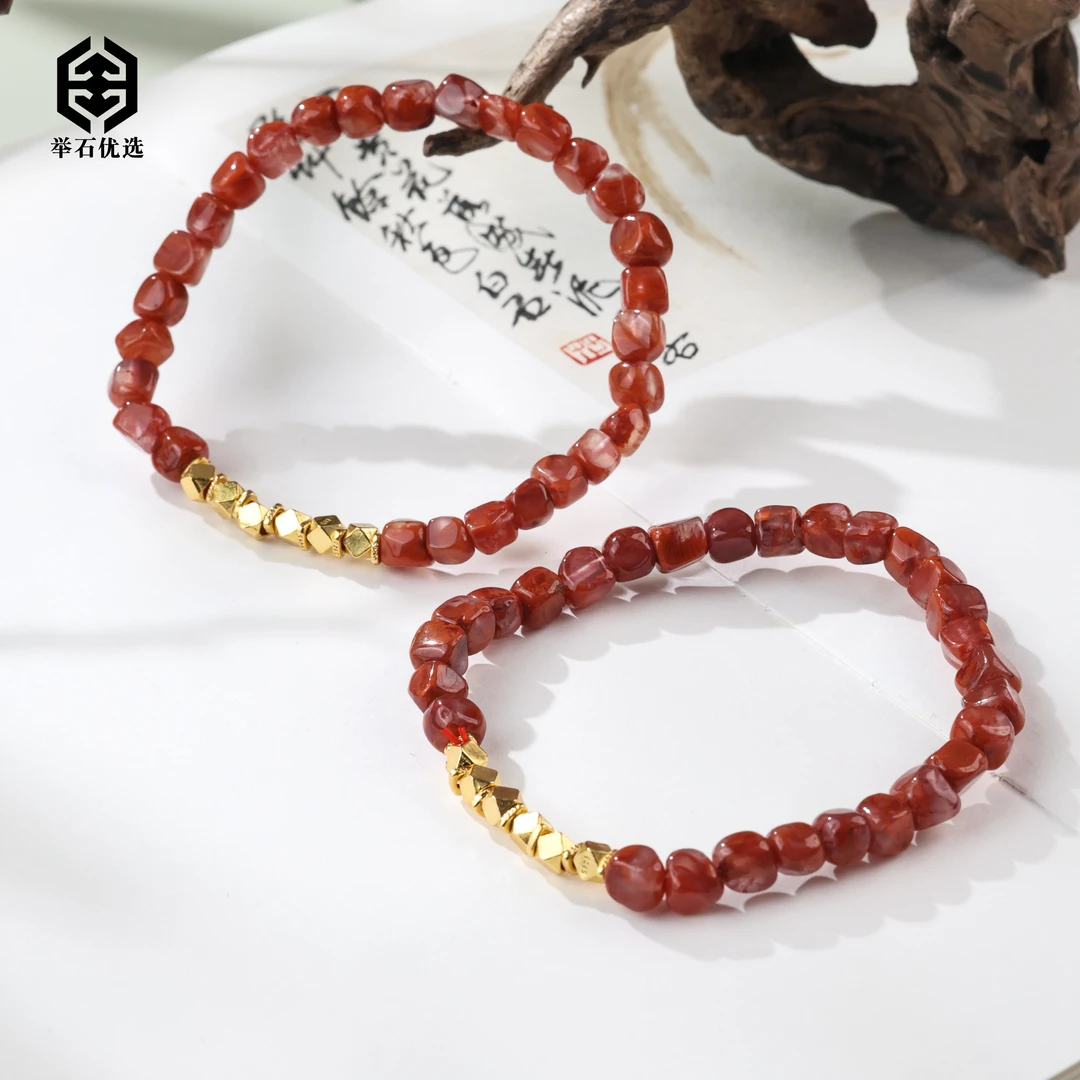 【举石优选】S06-S1008-974南红玛瑙手串（一件/多样性发）v