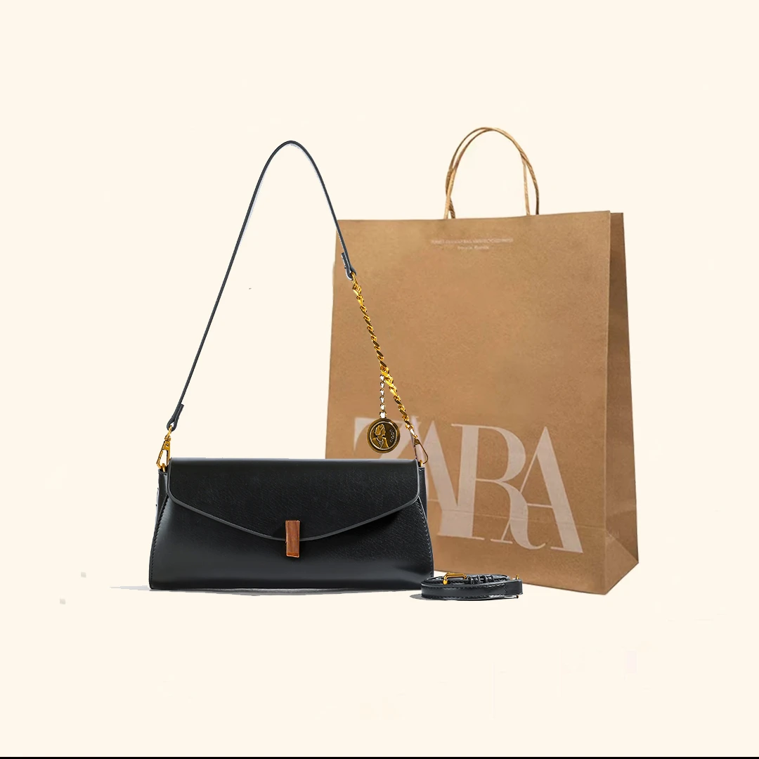 【粉丝专属】轻奢高级质感纯色腋下包女士2024新款时尚百搭斜挎包包