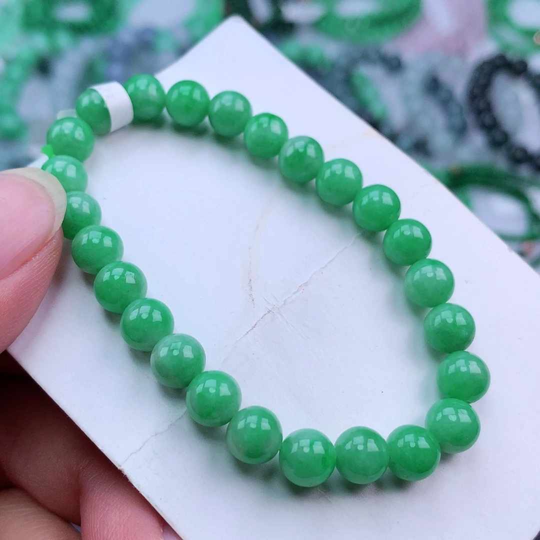 未镶嵌手链翡翠手串