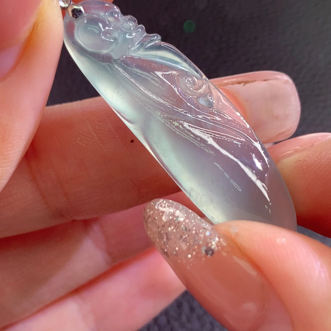 定制翡翠18K金镶嵌翡翠