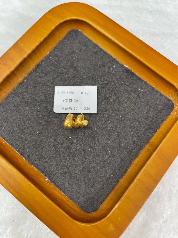 F69029足金999金钱卷卷蛇【主图有克重】