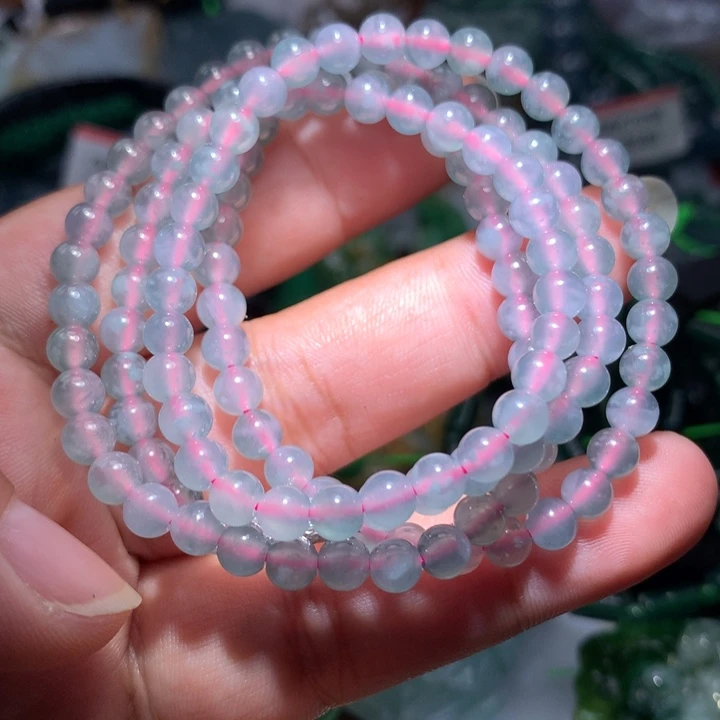 翡翠颈饰未镶嵌保真天然A货翡翠